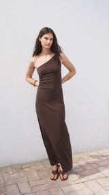 Mango dress cuba in Brown - 99999999_01