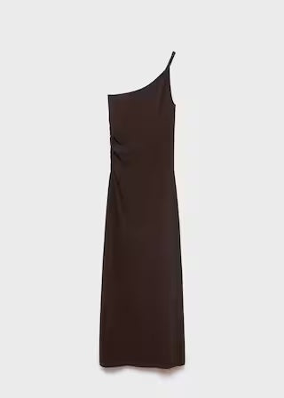 Mango dress cuba in Brown - B