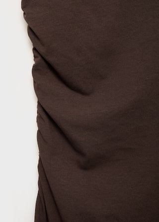 Mango dress cuba in Brown - D0