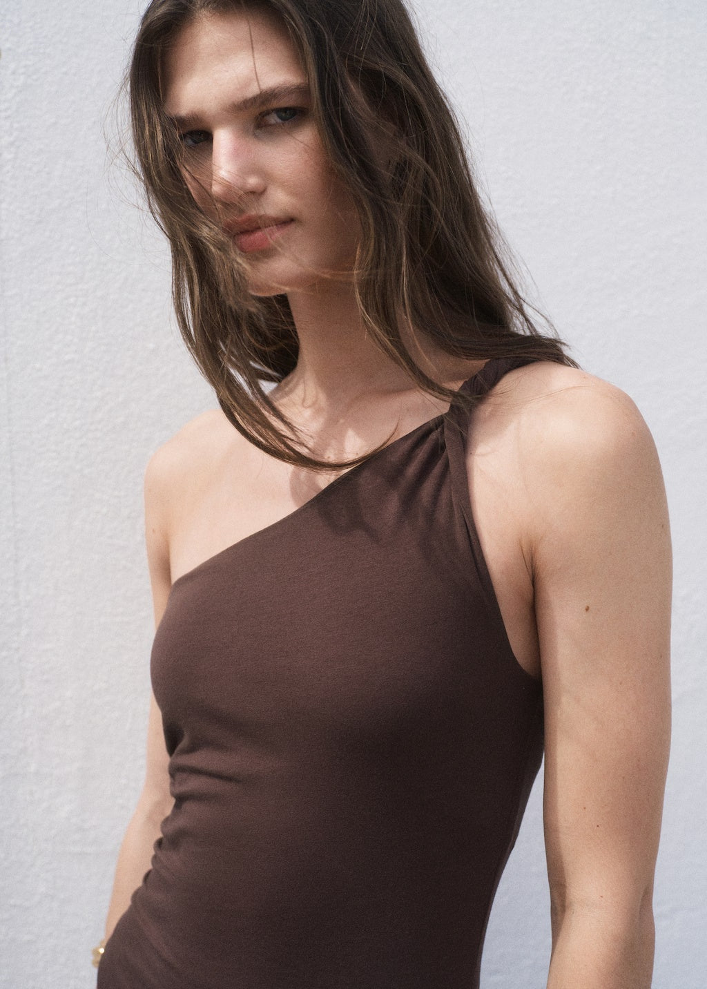 Mango dress cuba in Brown - D1