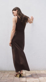 Mango dress cuba in Brown - R