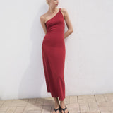 Mango dress cuba in Burgundy - 99999999_01