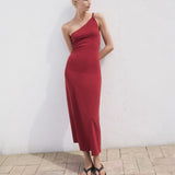 Mango dress cuba in Burgundy - 99999999_01