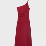 Mango dress cuba in Burgundy - B