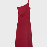 Mango dress cuba in Burgundy - B