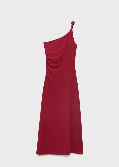 Mango dress cuba in Burgundy - B