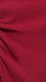 Mango dress cuba in Burgundy - D0