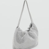 Mango shoulder bag joia in Silver