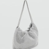 Mango shoulder bag joia in Silver