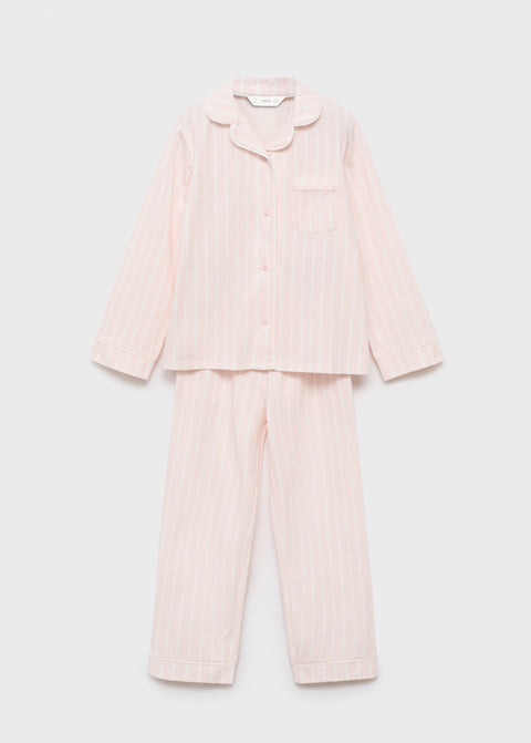 Mango pyjama sofia in pastel pink