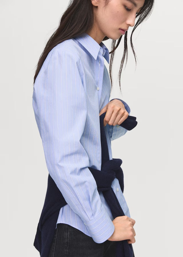 Mango shirt regu in Sky Blue - D2