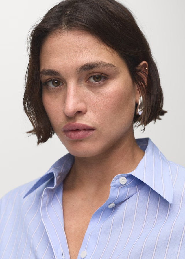 Mango shirt regu in Sky Blue - D4