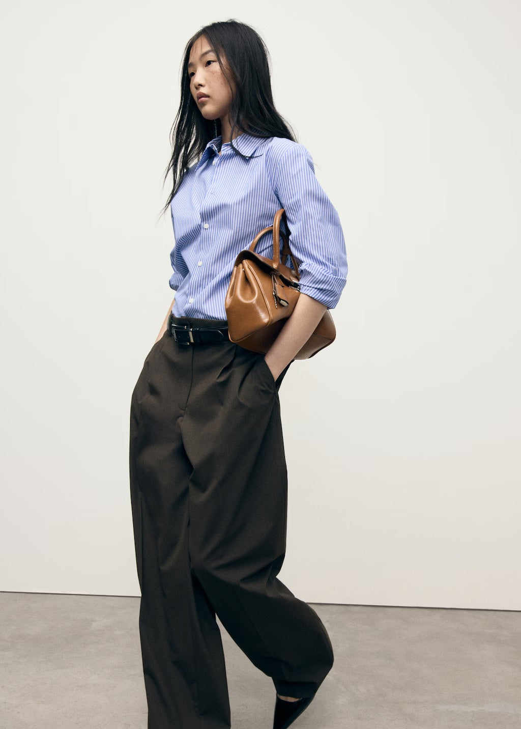 Mango shirt regu in Blue - D2