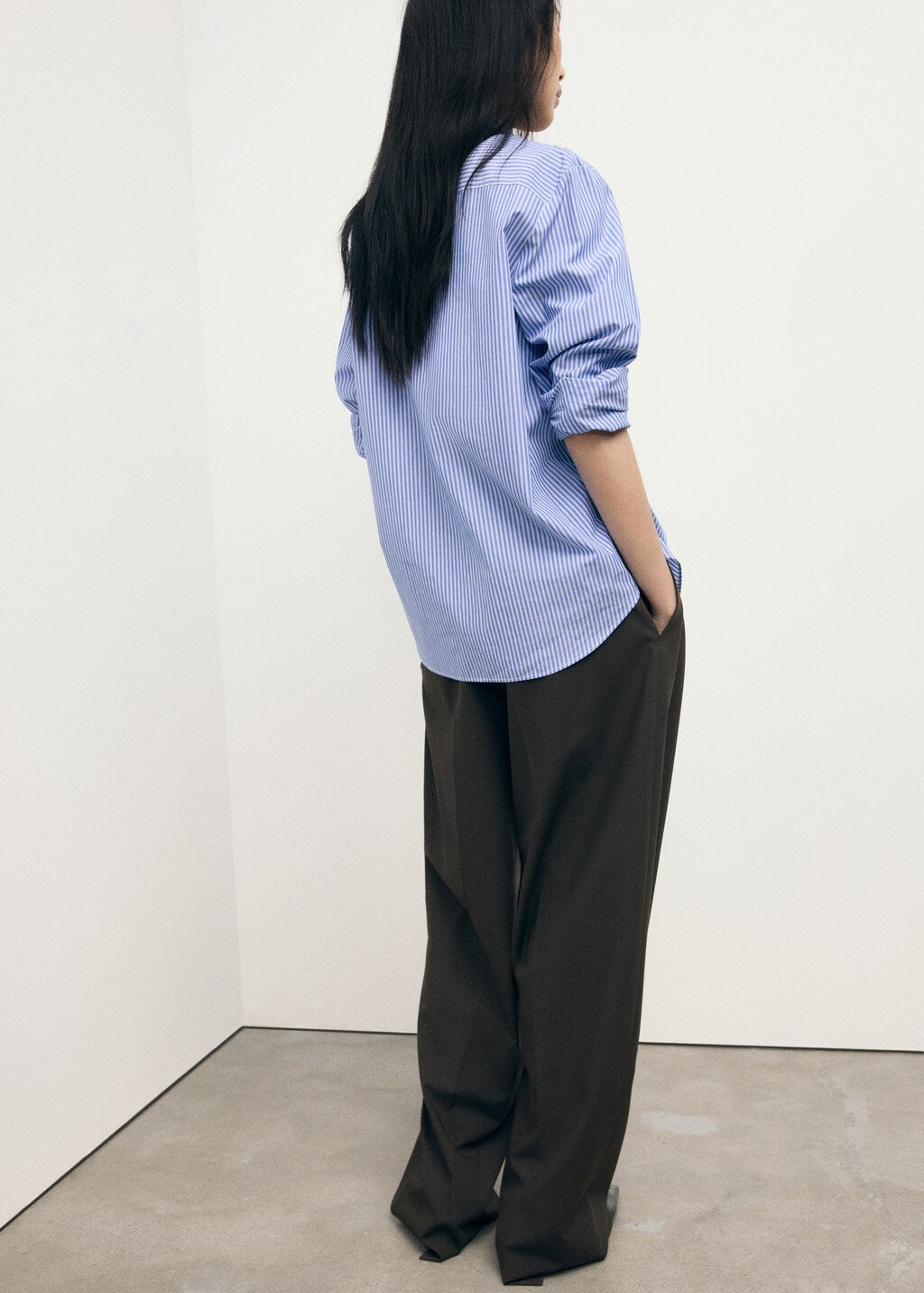 Mango shirt regu in Blue - R