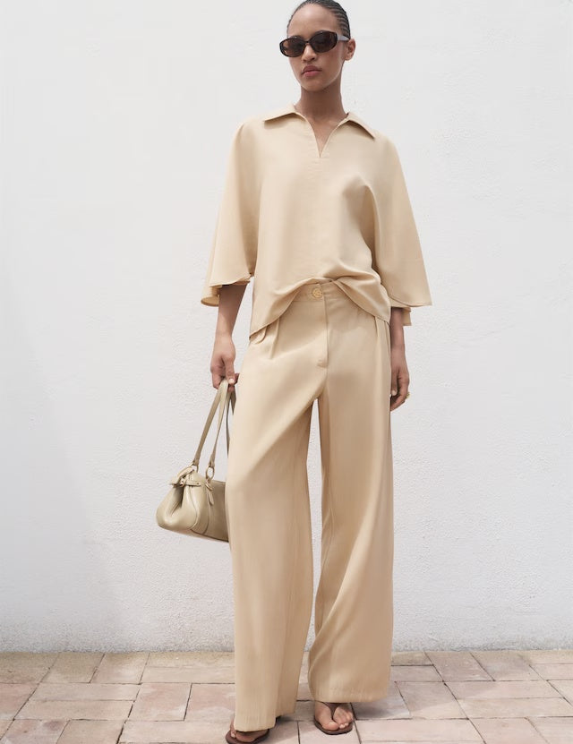 Mango shirt momo in Sand - 99999999_01