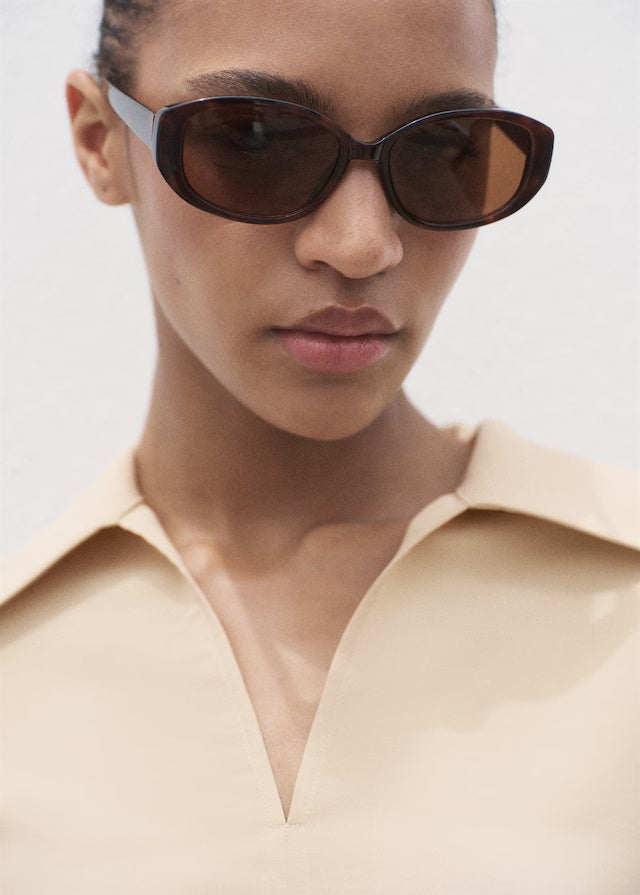 Mango shirt momo in Sand - D1