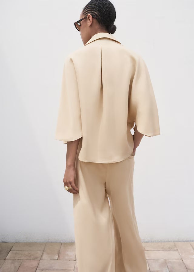 Mango shirt momo in Sand - R