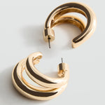 Mango earrings lulu in Gold