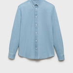 Mango shirt corinto in Light Denim - B