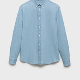 Mango shirt corinto in Light Denim - B