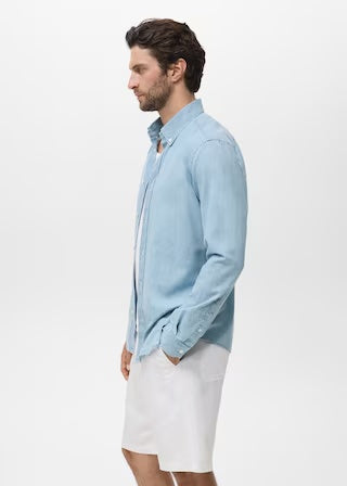 Mango shirt corinto in Light Denim - D2
