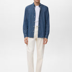 Mango shirt corinto in Medium Denim - 99999999_01