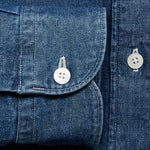 Mango shirt corinto in Medium Denim - D0