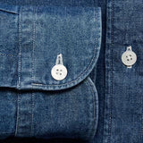 Mango shirt corinto in Medium Denim - D0