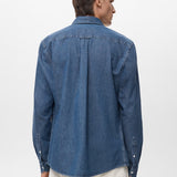 Mango shirt corinto in Medium Denim - R