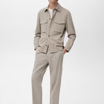 Mango trousers alicudi in Stone - 99999999_01