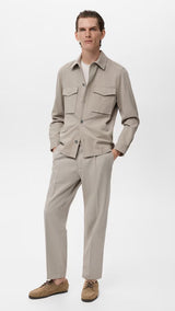 Mango trousers alicudi in Stone - 99999999_01