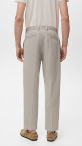 Mango trousers alicudi in Stone - D2
