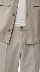 Mango trousers alicudi in Stone - D6