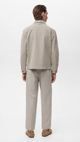 Mango trousers alicudi in Stone - R