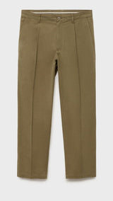 Mango trousers alicudi in Olive - B
