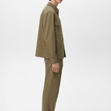 Mango trousers alicudi in Olive - D1