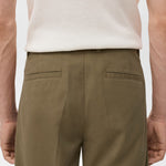 Mango trousers alicudi in Olive - D2