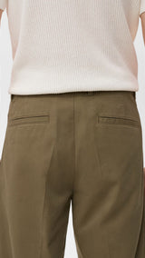 Mango trousers alicudi in Olive - D2