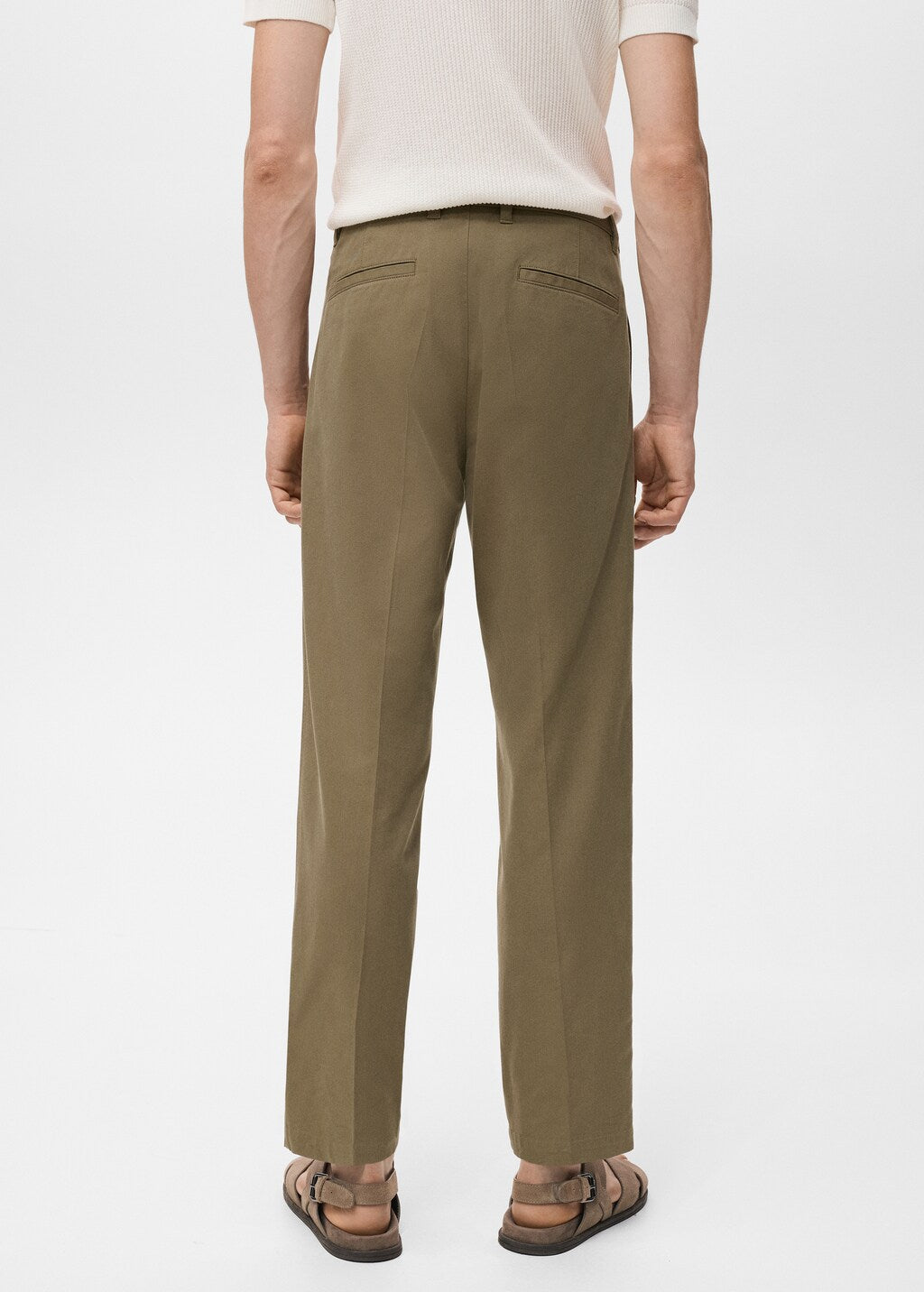 Mango trousers alicudi in Olive - R