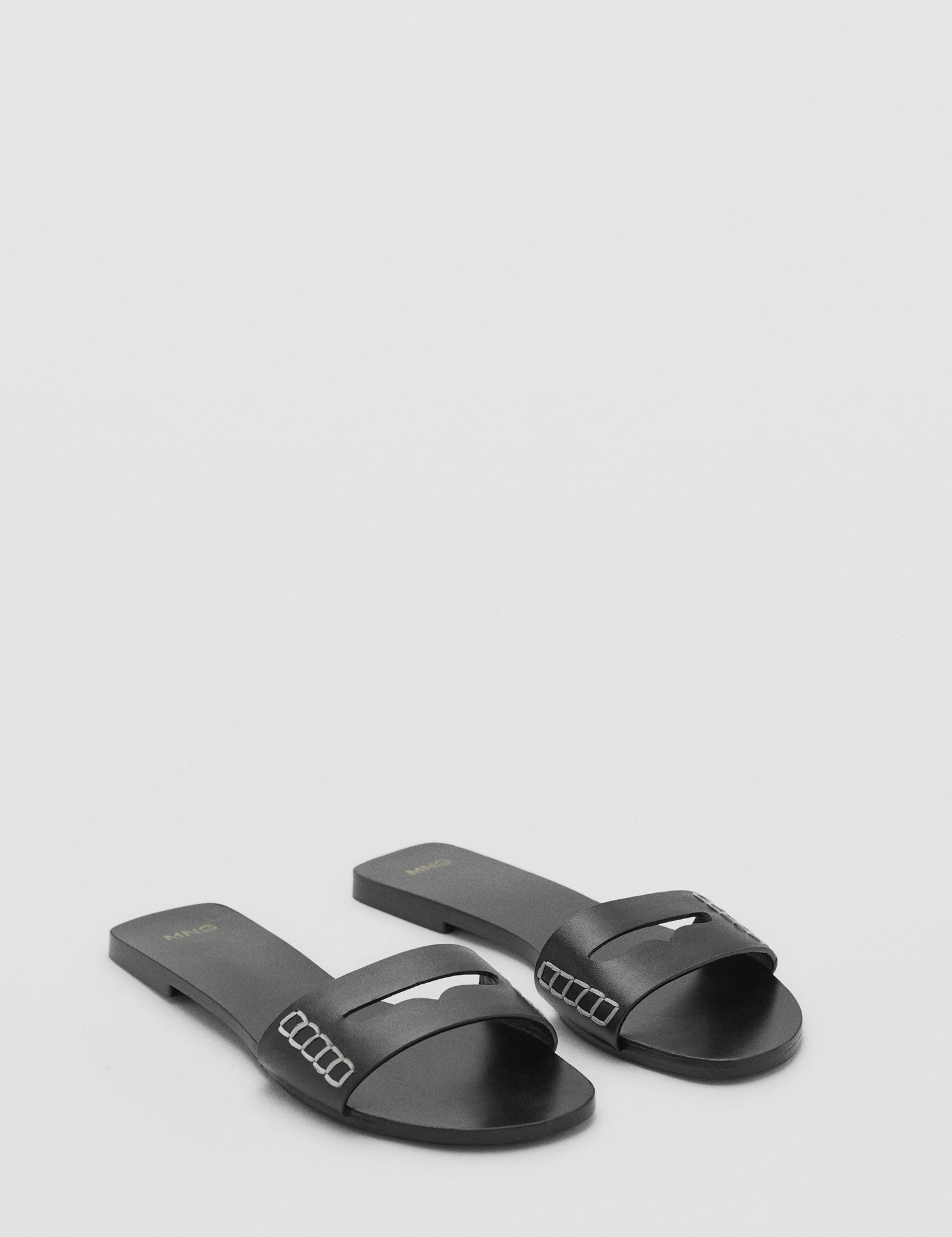 Mango sandals drea in Black