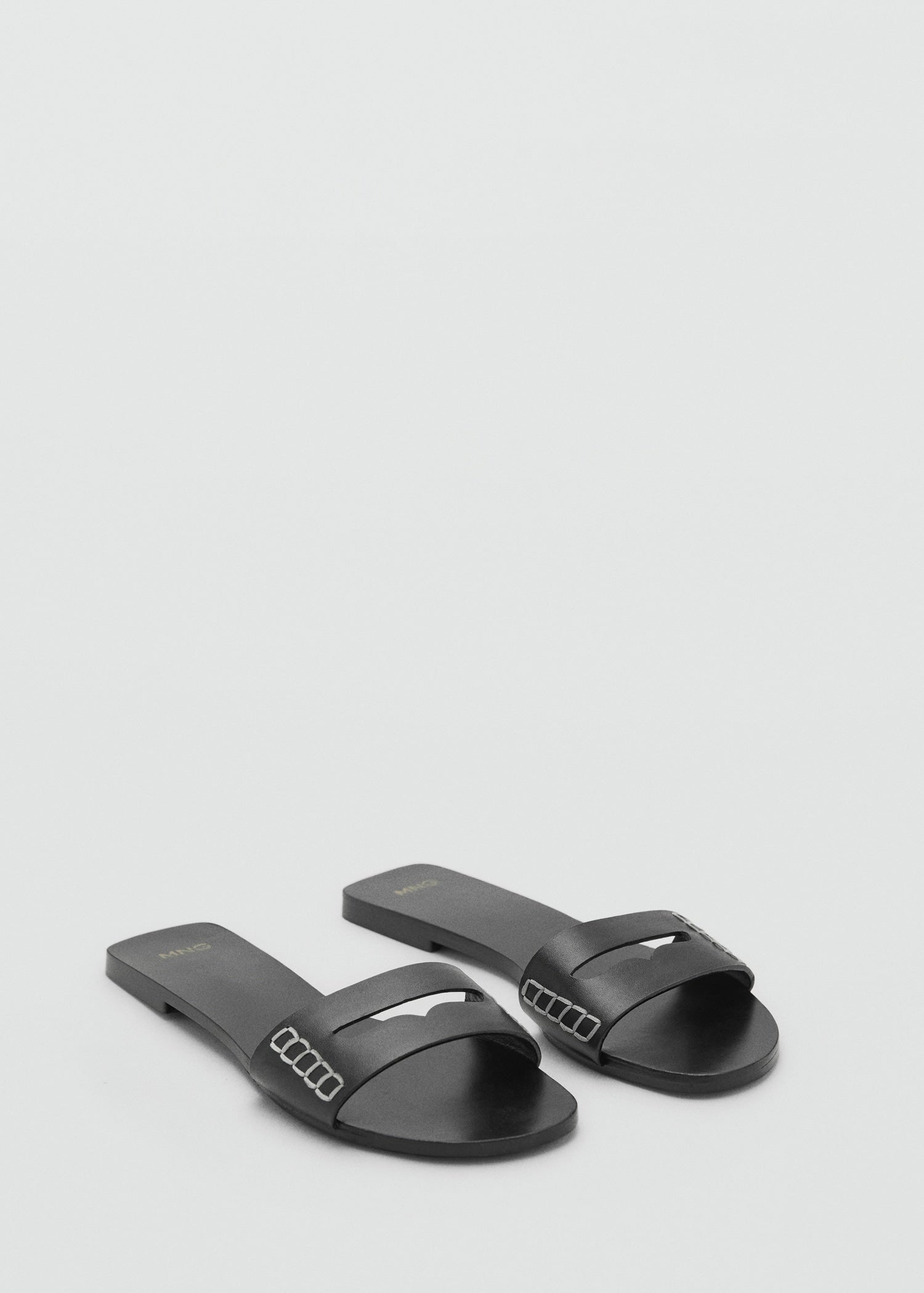Mango sandals drea in Black