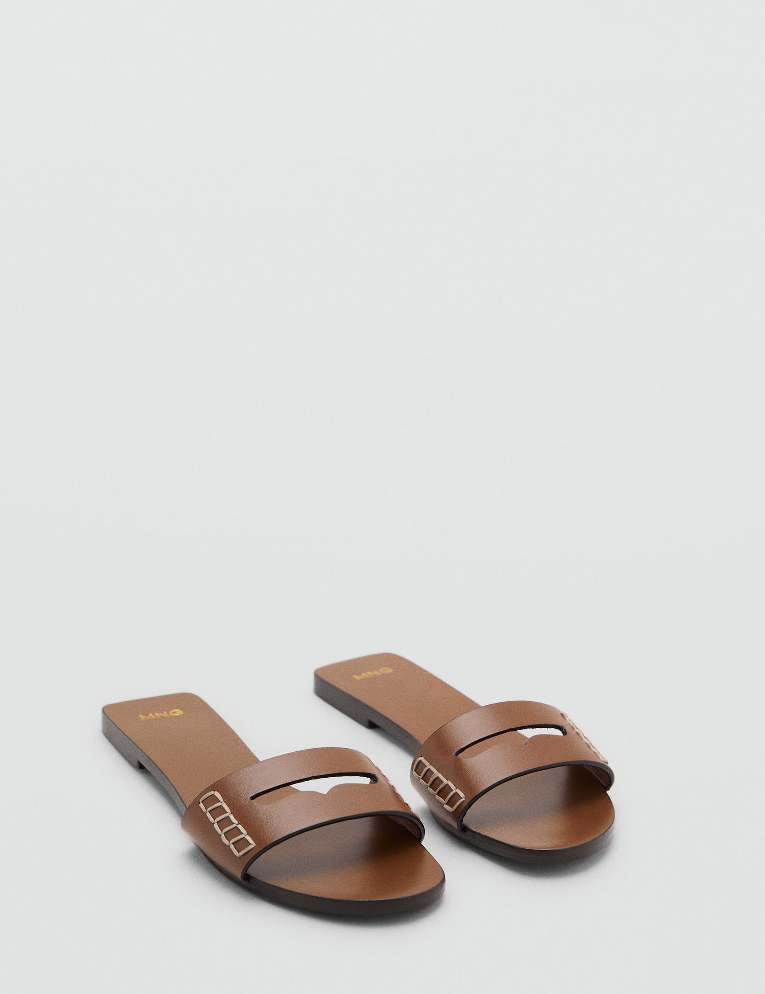 Mango sandals drea in Leather