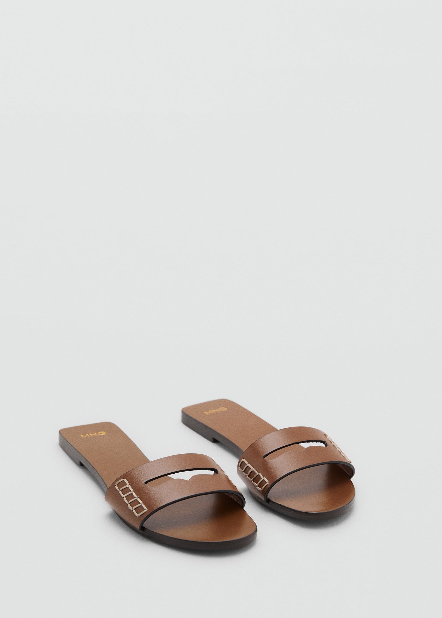 Mango sandals drea in Leather