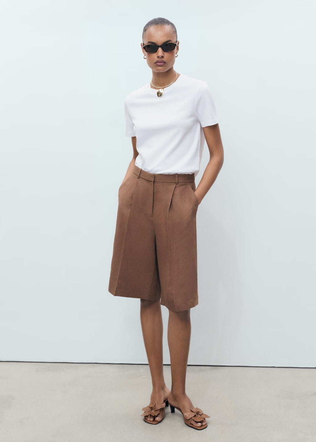 Mango t-shirt rita in White - 99999999_01