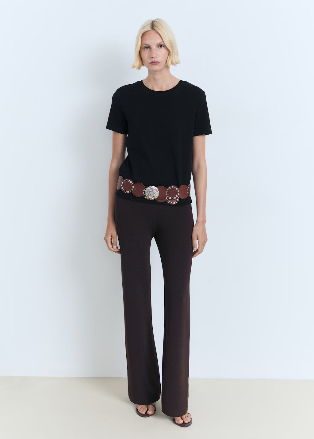 Mango t-shirt rita in Black - 99999999_01