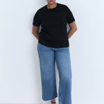 Mango t-shirt rita in Black - D3