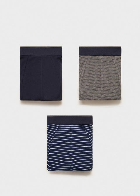 Mango boxers trunkel in navy