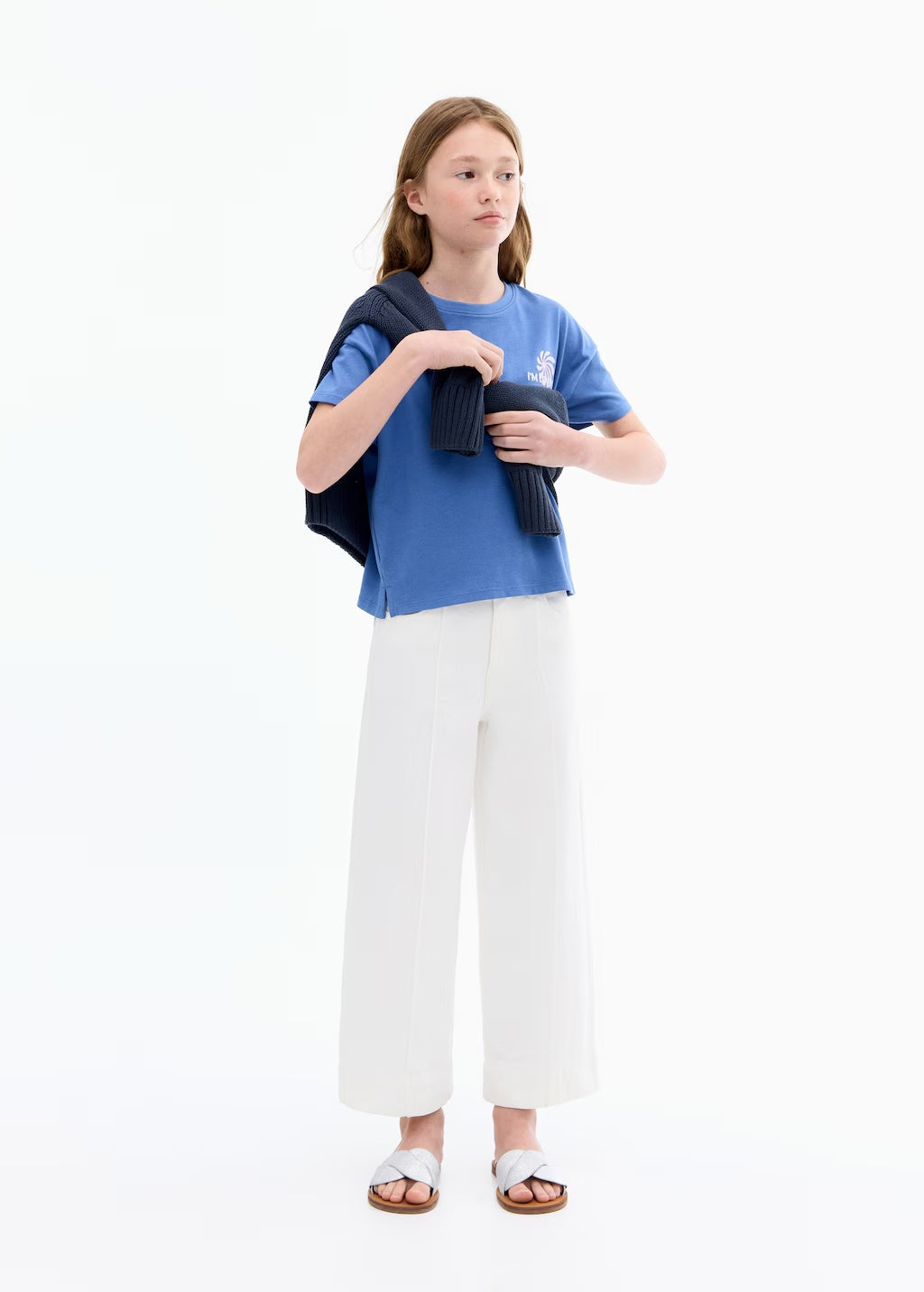 Mango jeans culotte1 in White - 99999999_01