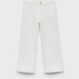 Mango jeans culotte1 in White - B