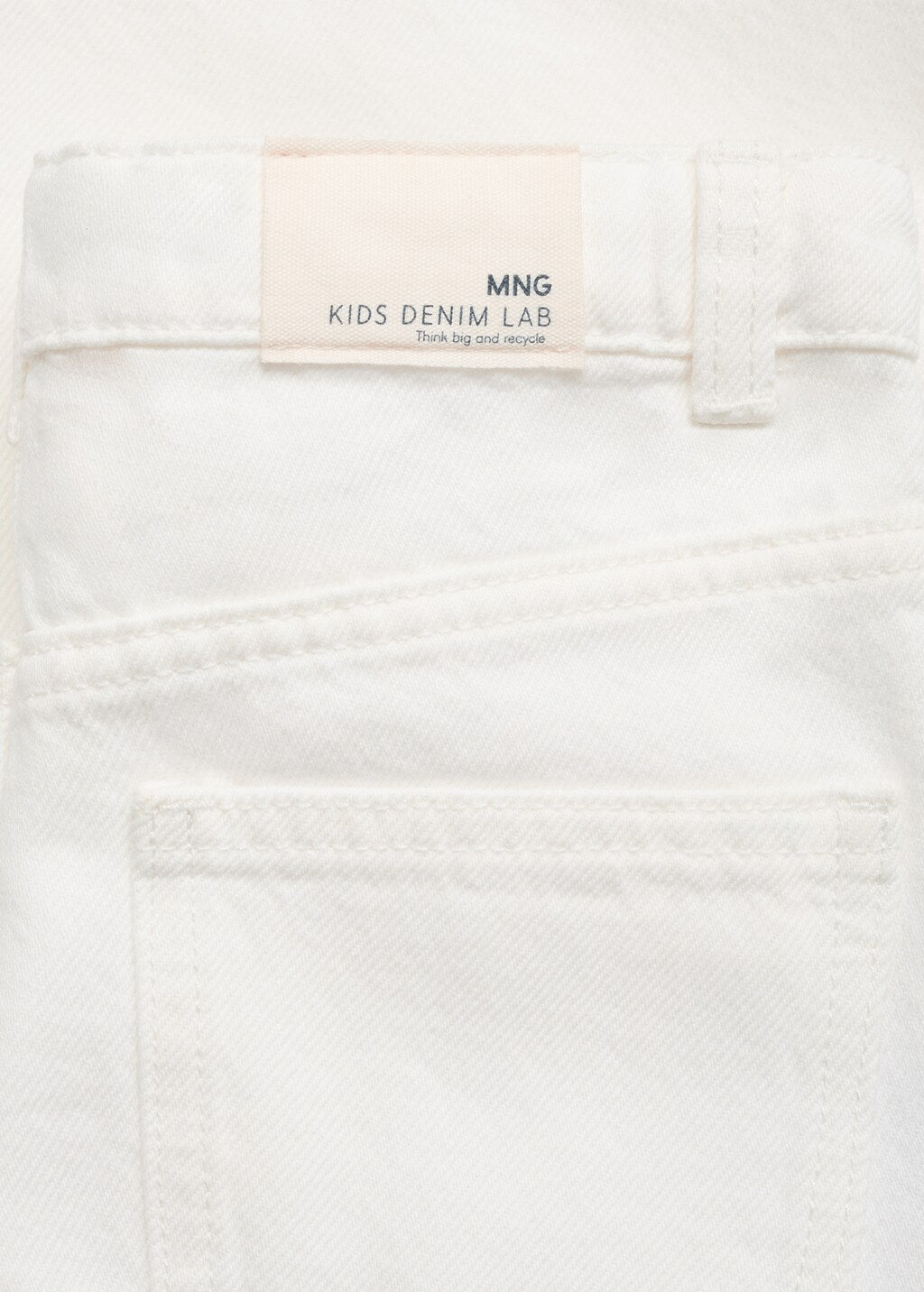 Mango jeans culotte1 in White - D0